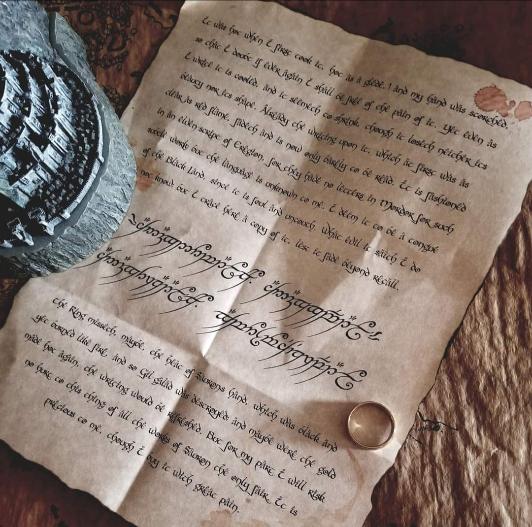 One Ring Inscription