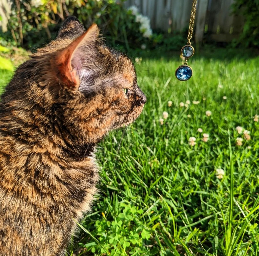 Moon & Earth Necklace