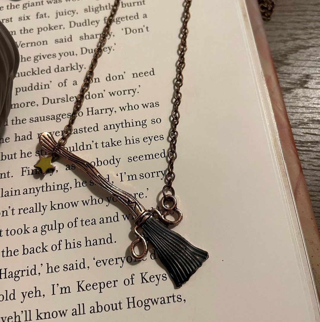 Broom Necklace