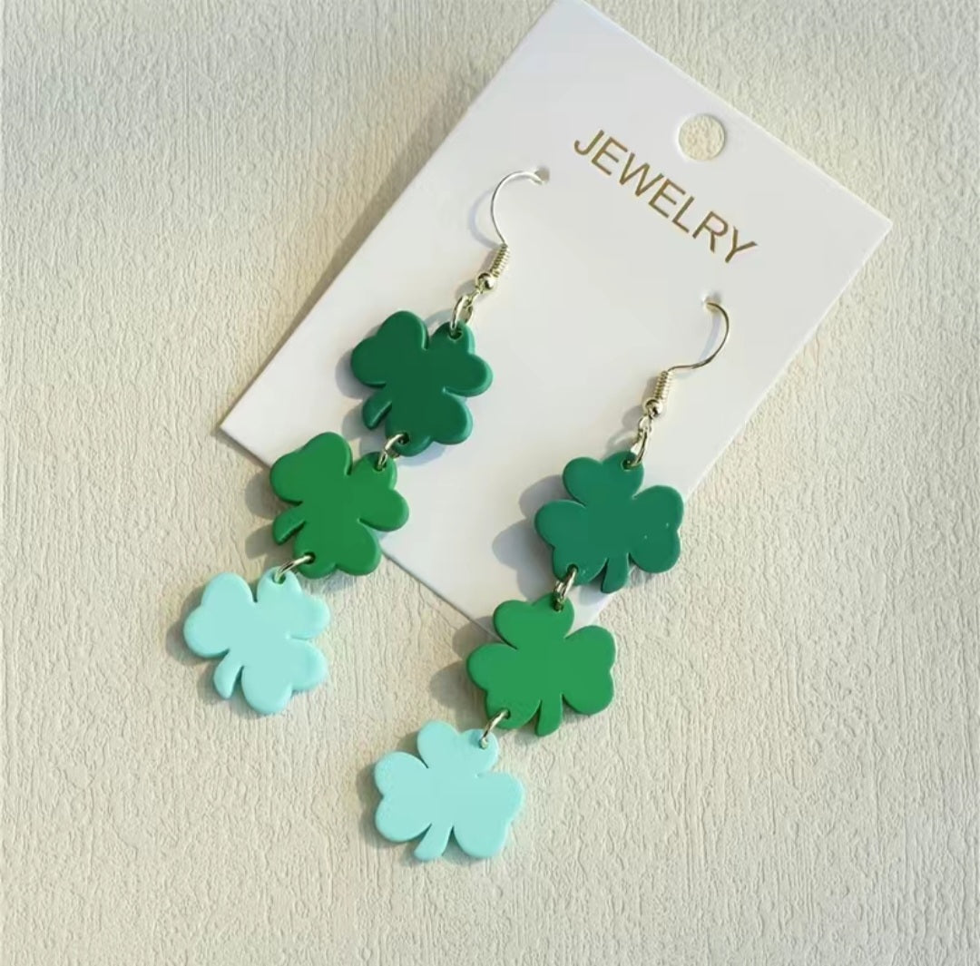 Clover Clay Earrings