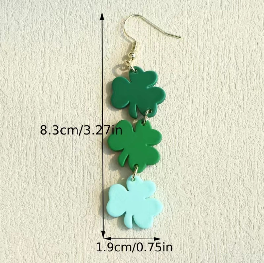 Clover Clay Earrings