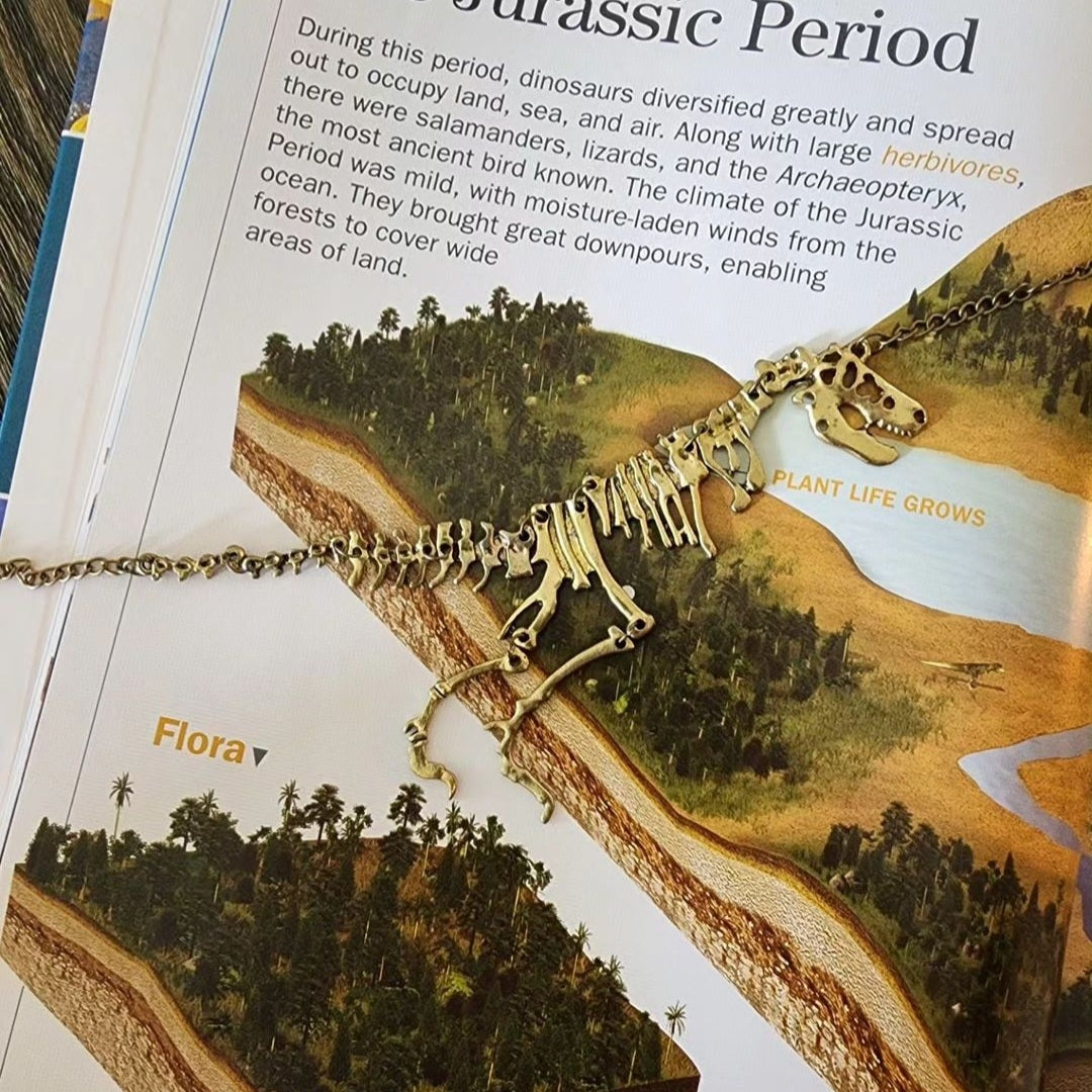 Dinosaur Skeleton Necklace