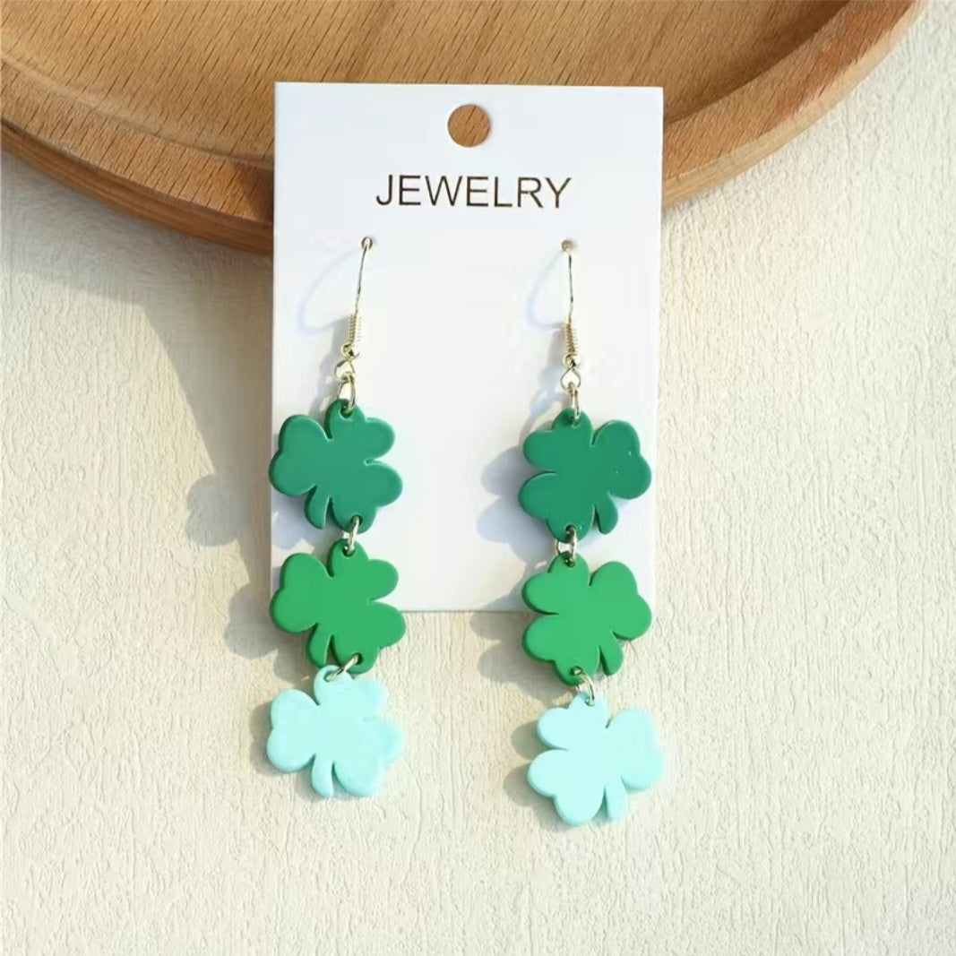 Clover Clay Earrings