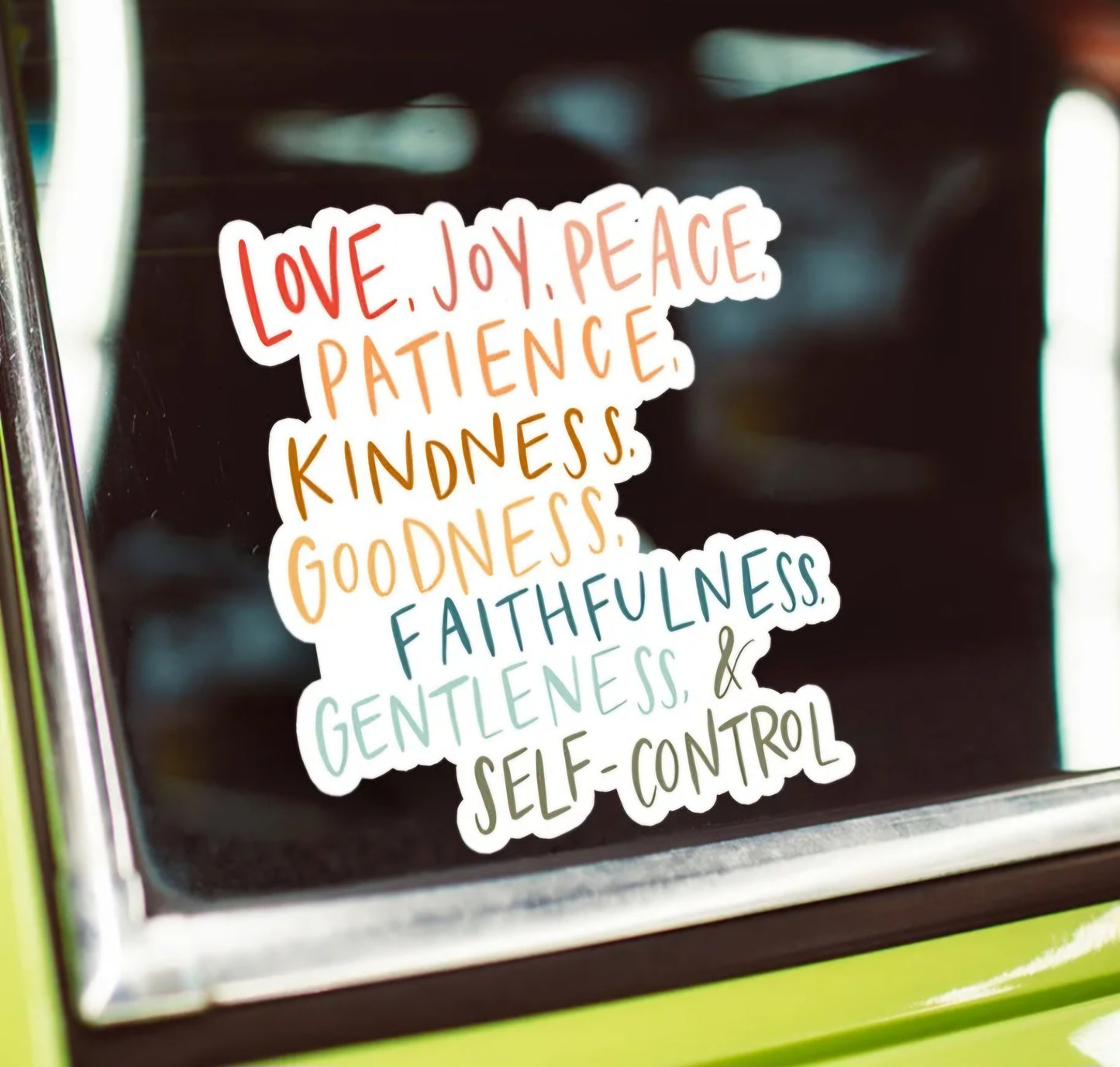 Love, Joy, Peace Sticker