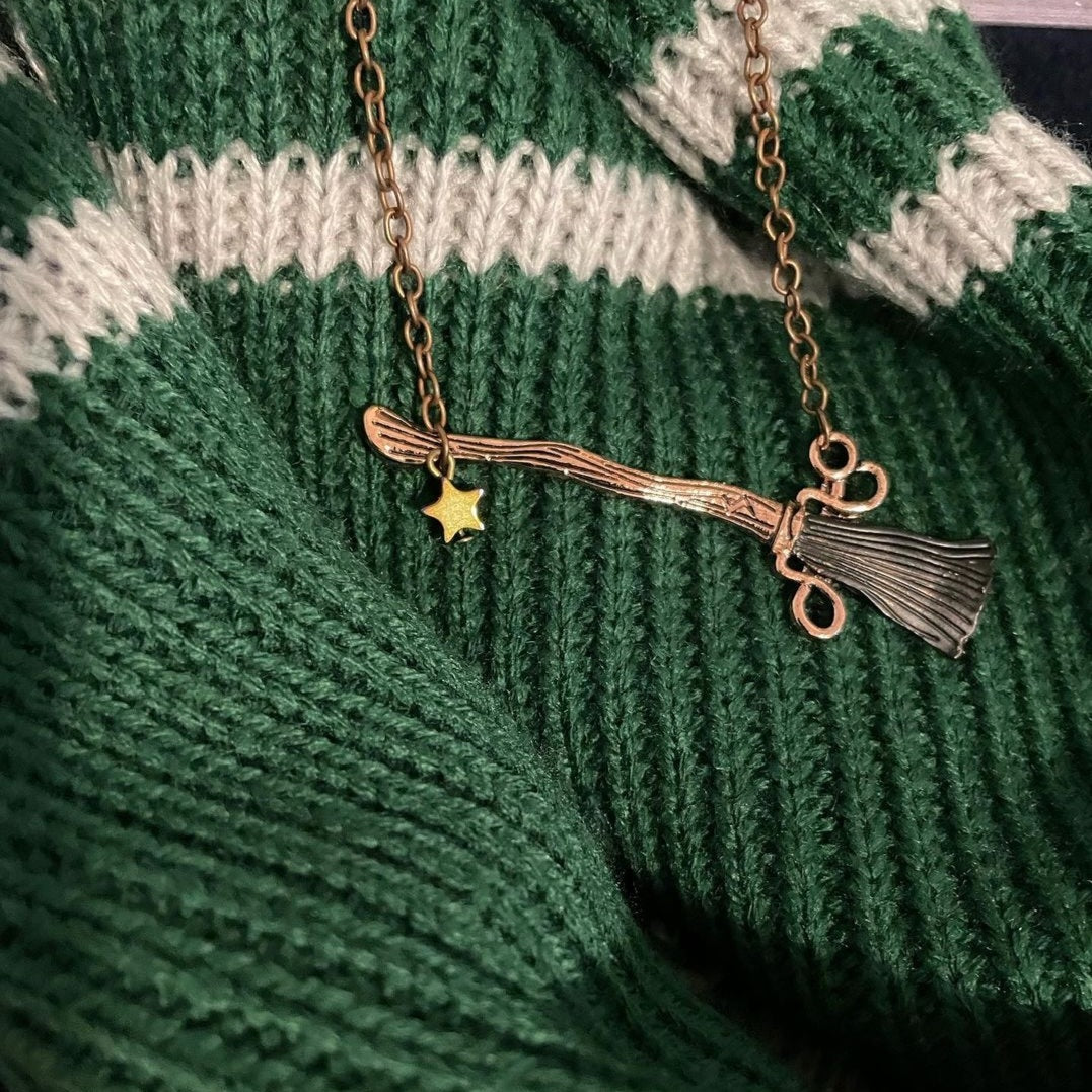 Broom Necklace