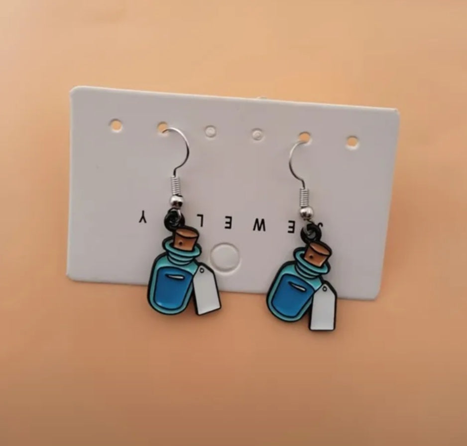 Drink Me Earrings