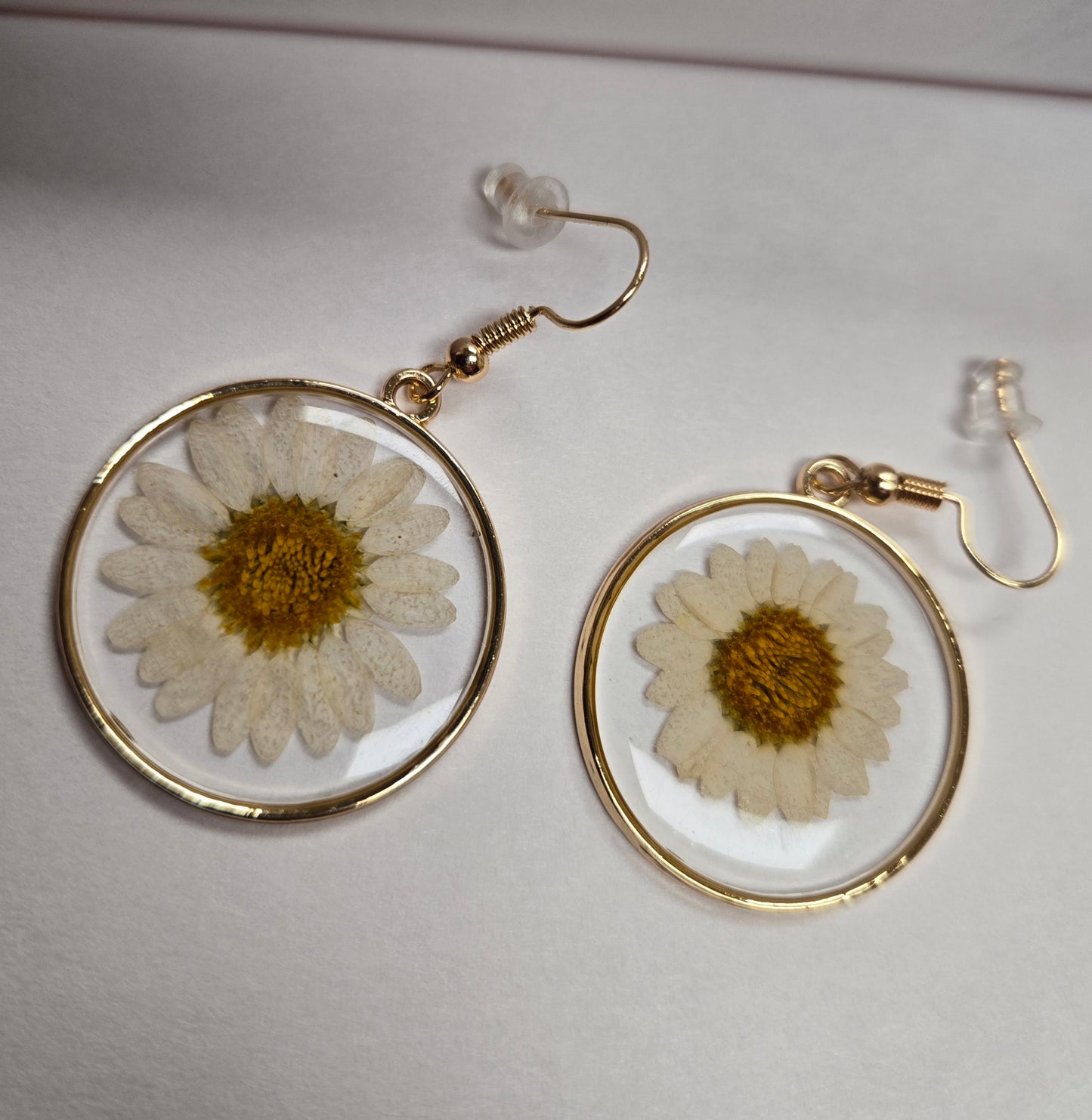 Pressed Flower Earrings