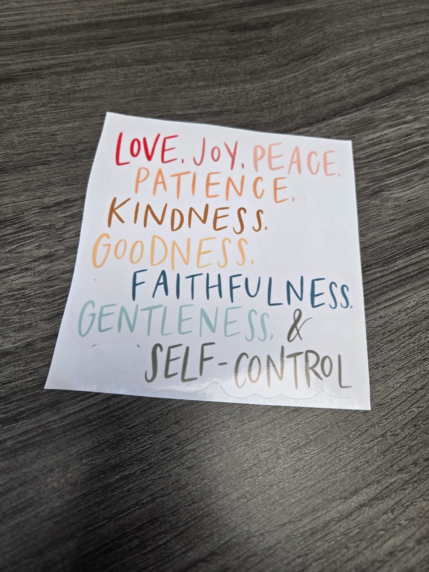 Love, Joy, Peace Sticker