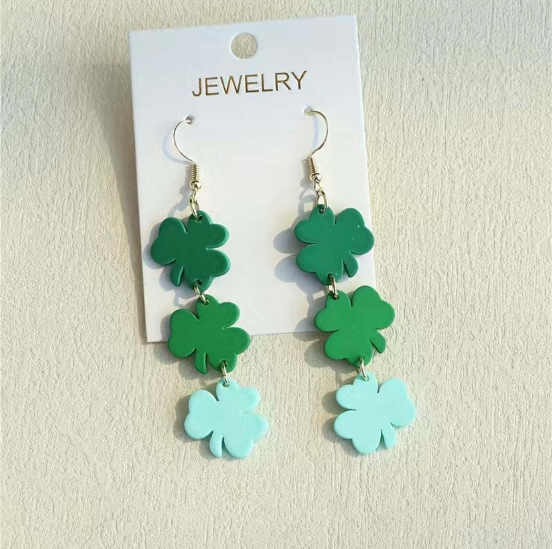 Clover Clay Earrings