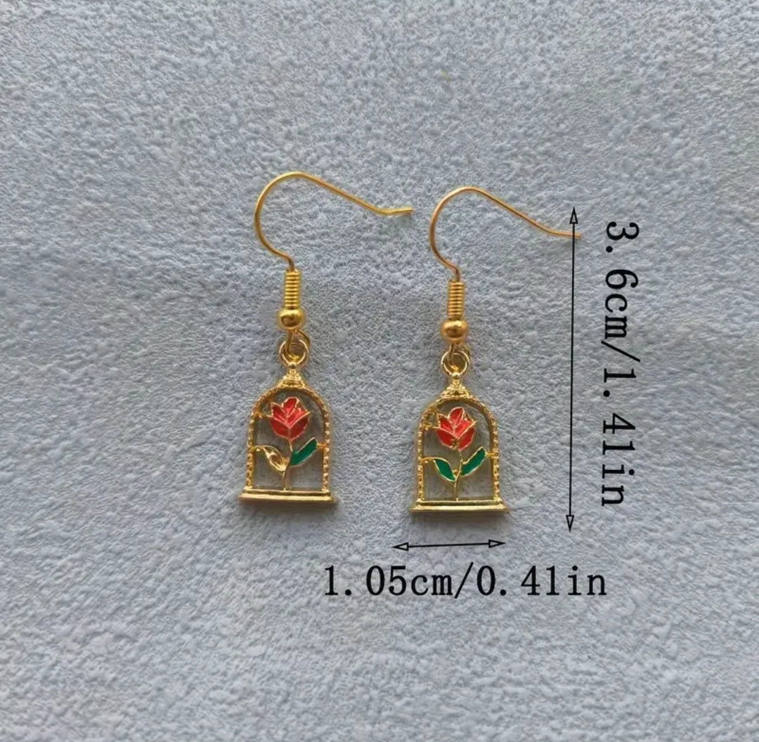 Beauty Rose Earrings