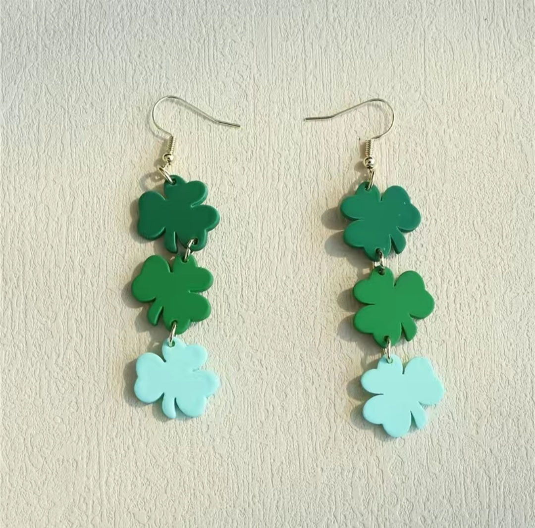 Clover Clay Earrings