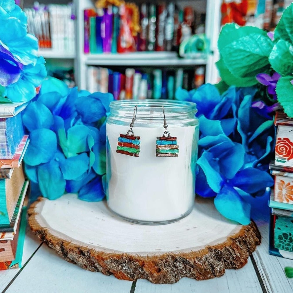 Book Stack Earrings