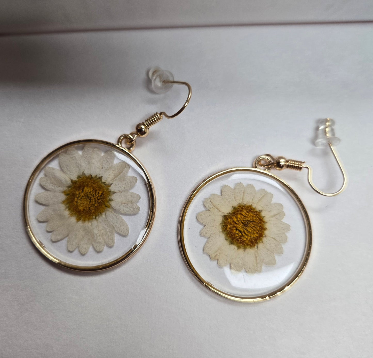 Pressed Flower Earrings