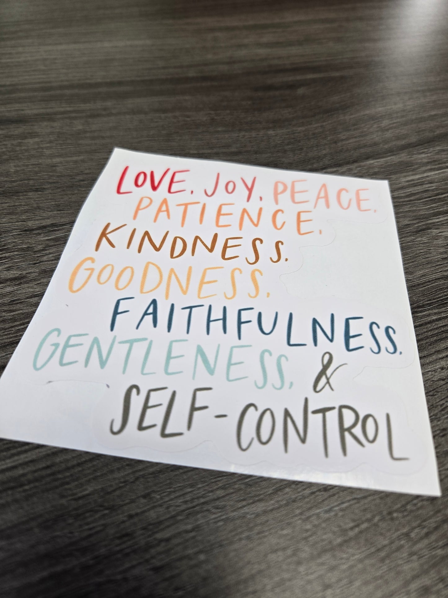 Love, Joy, Peace Sticker