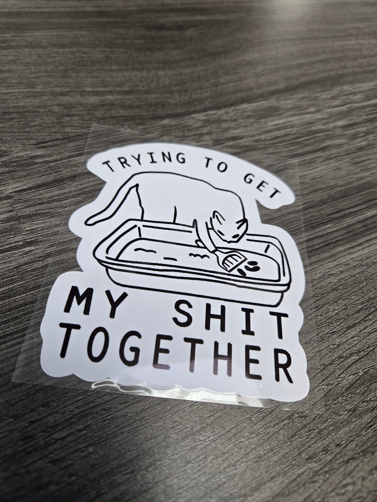 Trying to Get Sticker