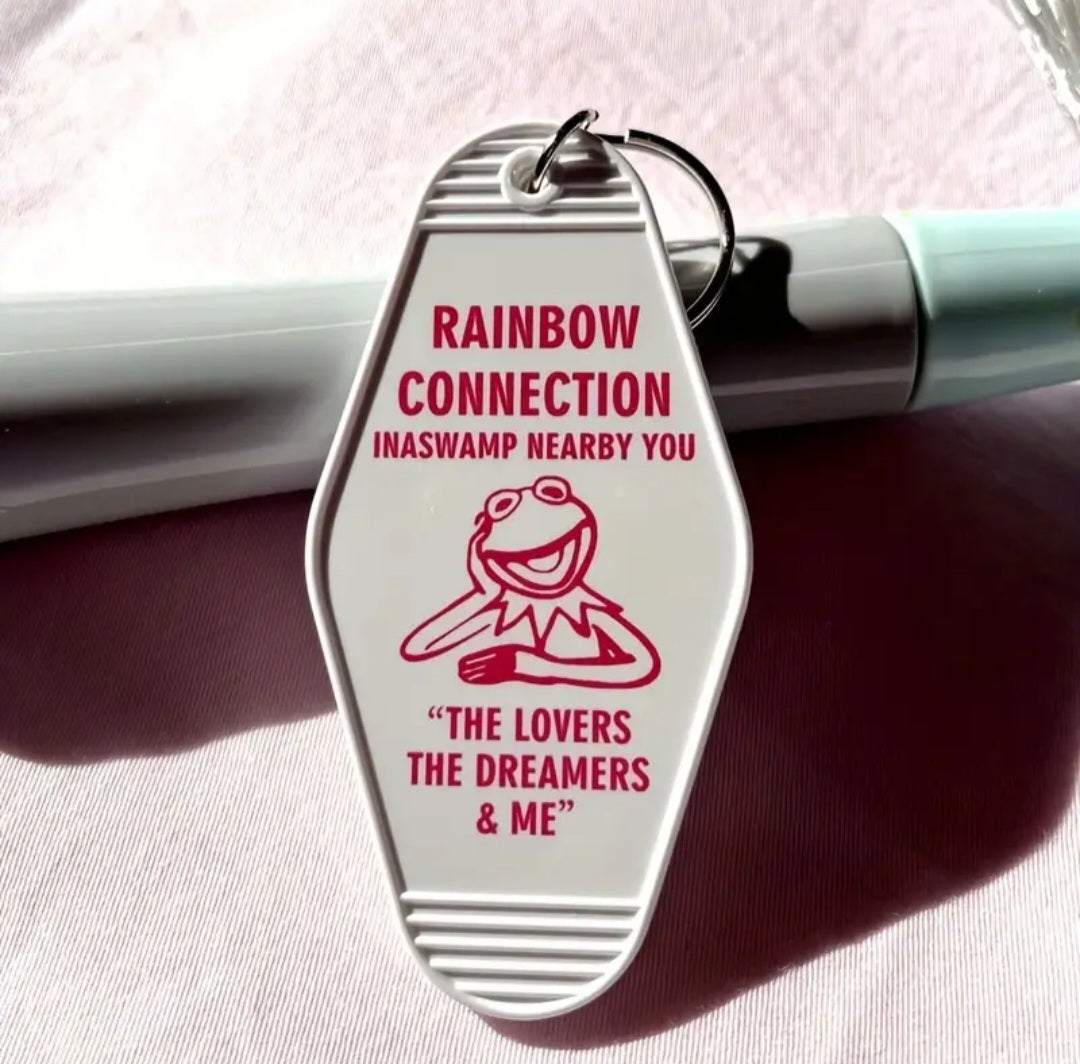 Rainbow Connection Keytag
