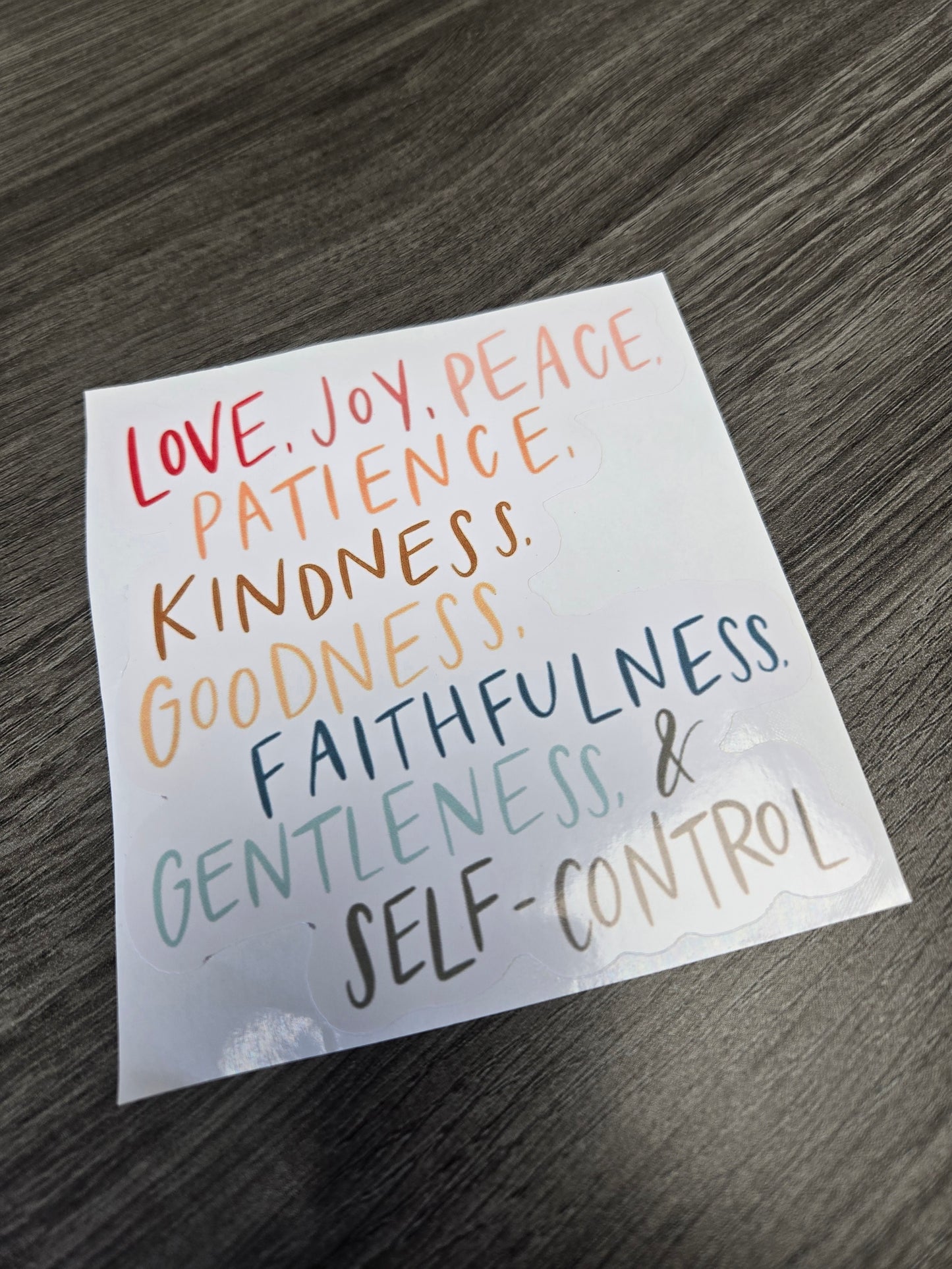 Love, Joy, Peace Sticker