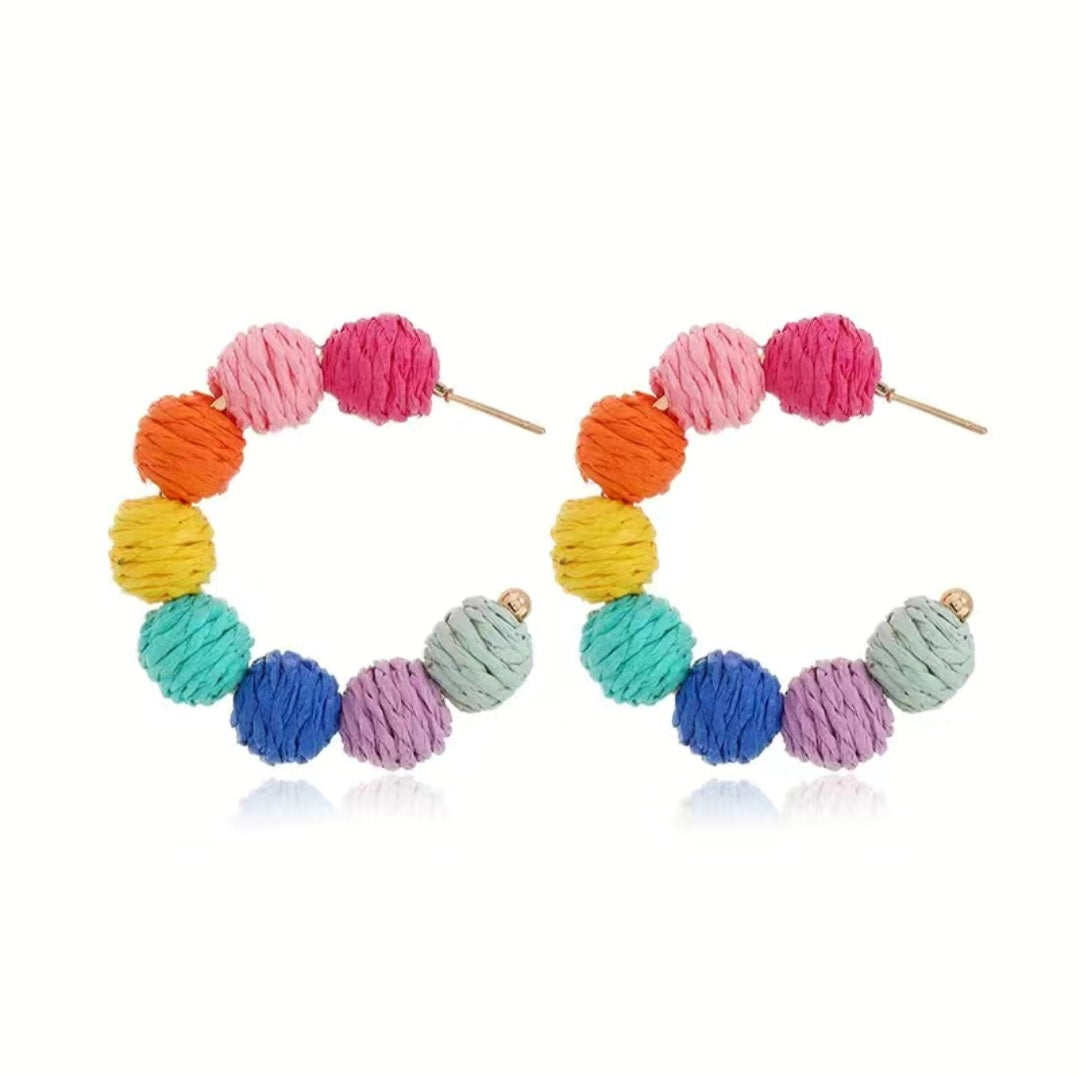 Bohemian Hoop Earrings