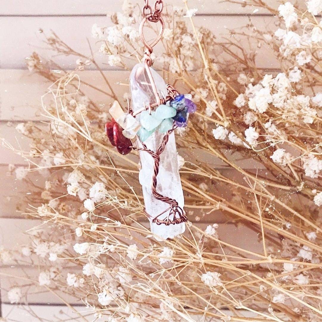 Tree of Life Crystal Necklace