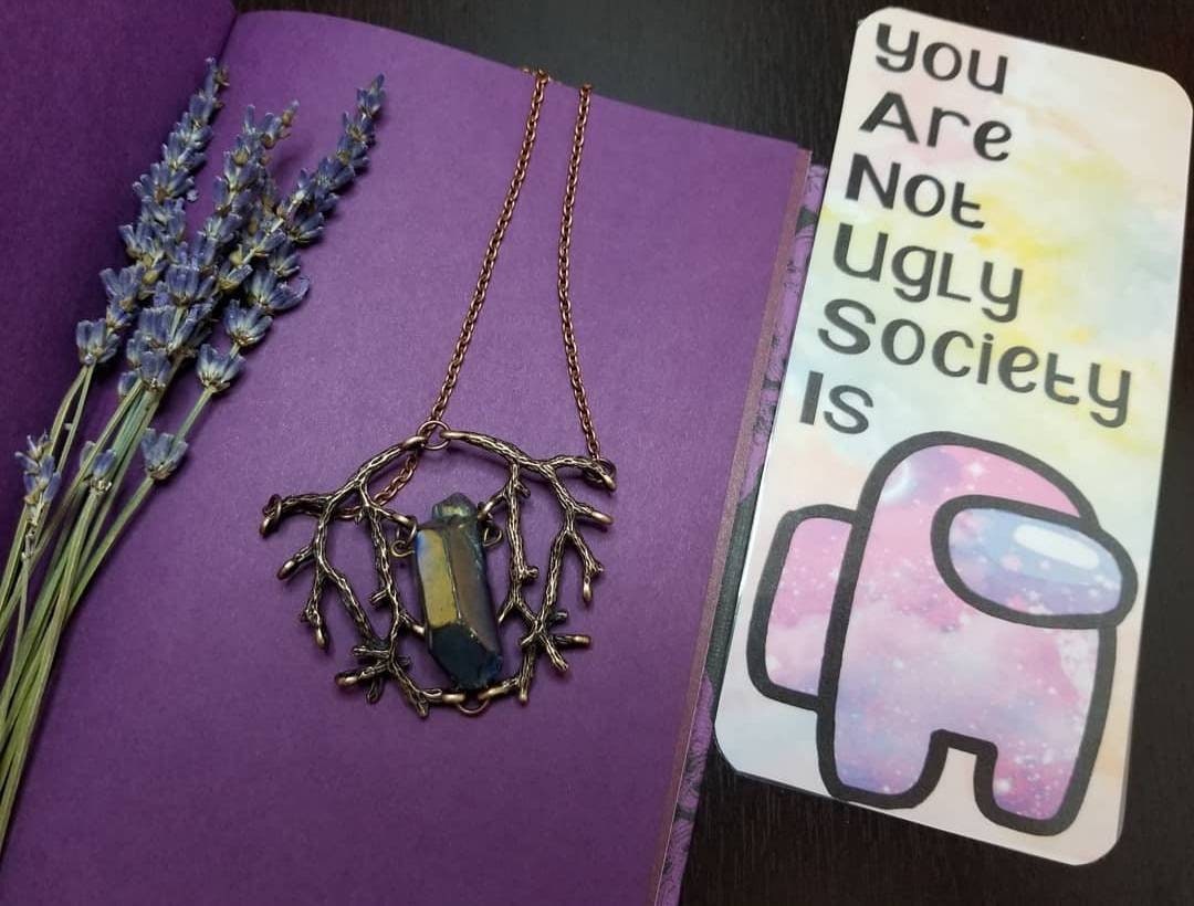 Purple Crystal Necklace