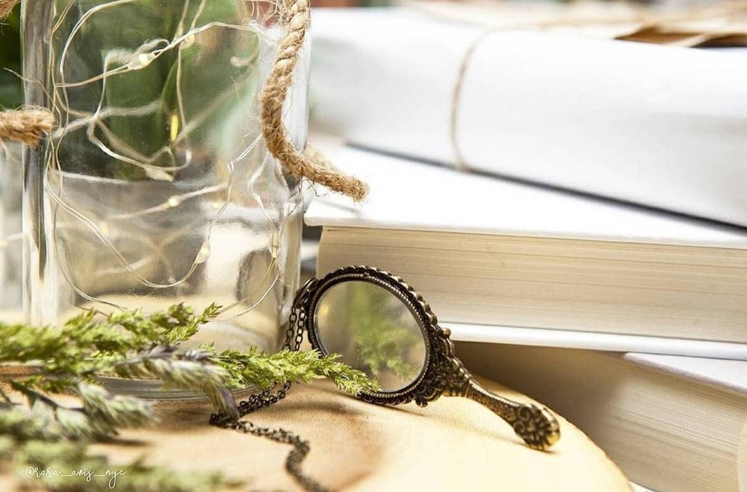 Antique Mirror Necklace