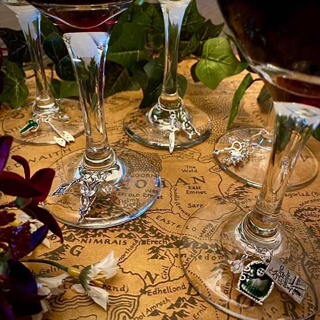 Elven Wine/Mug Charm Set