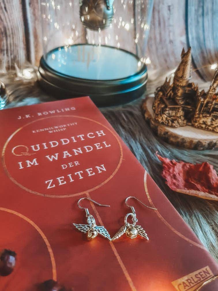 Tiny Flying Gold Bell Earrings