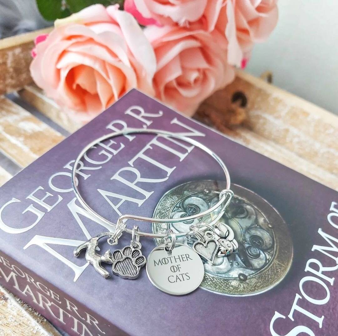 Mother of Cats Adjustable Bangle