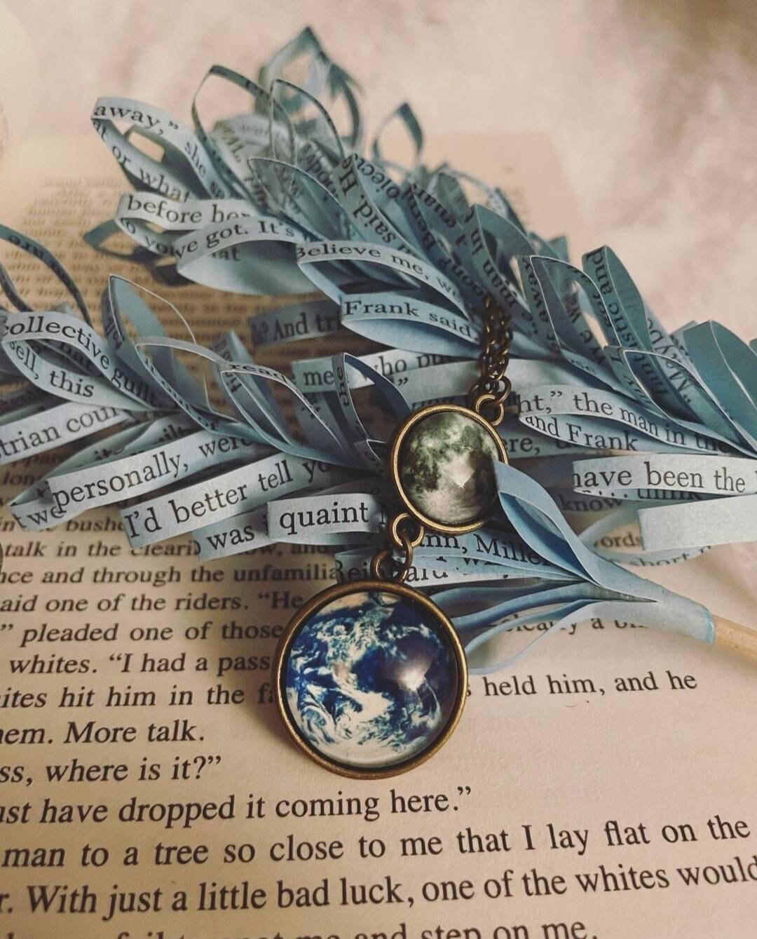 Moon & Earth Necklace