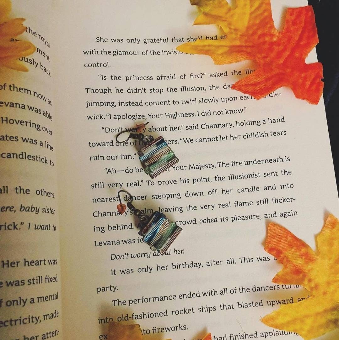Book Stack Earrings
