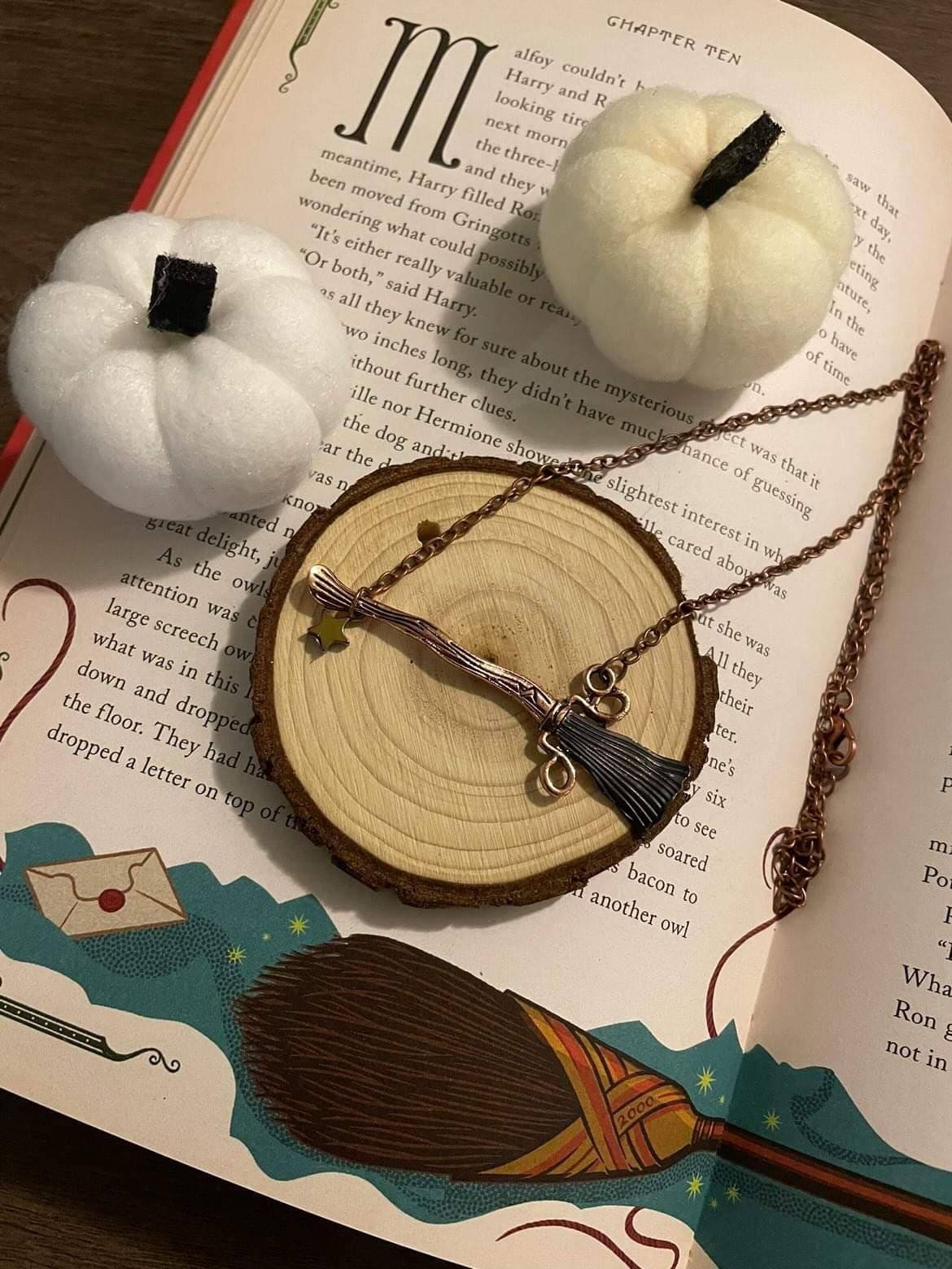 Broom Necklace