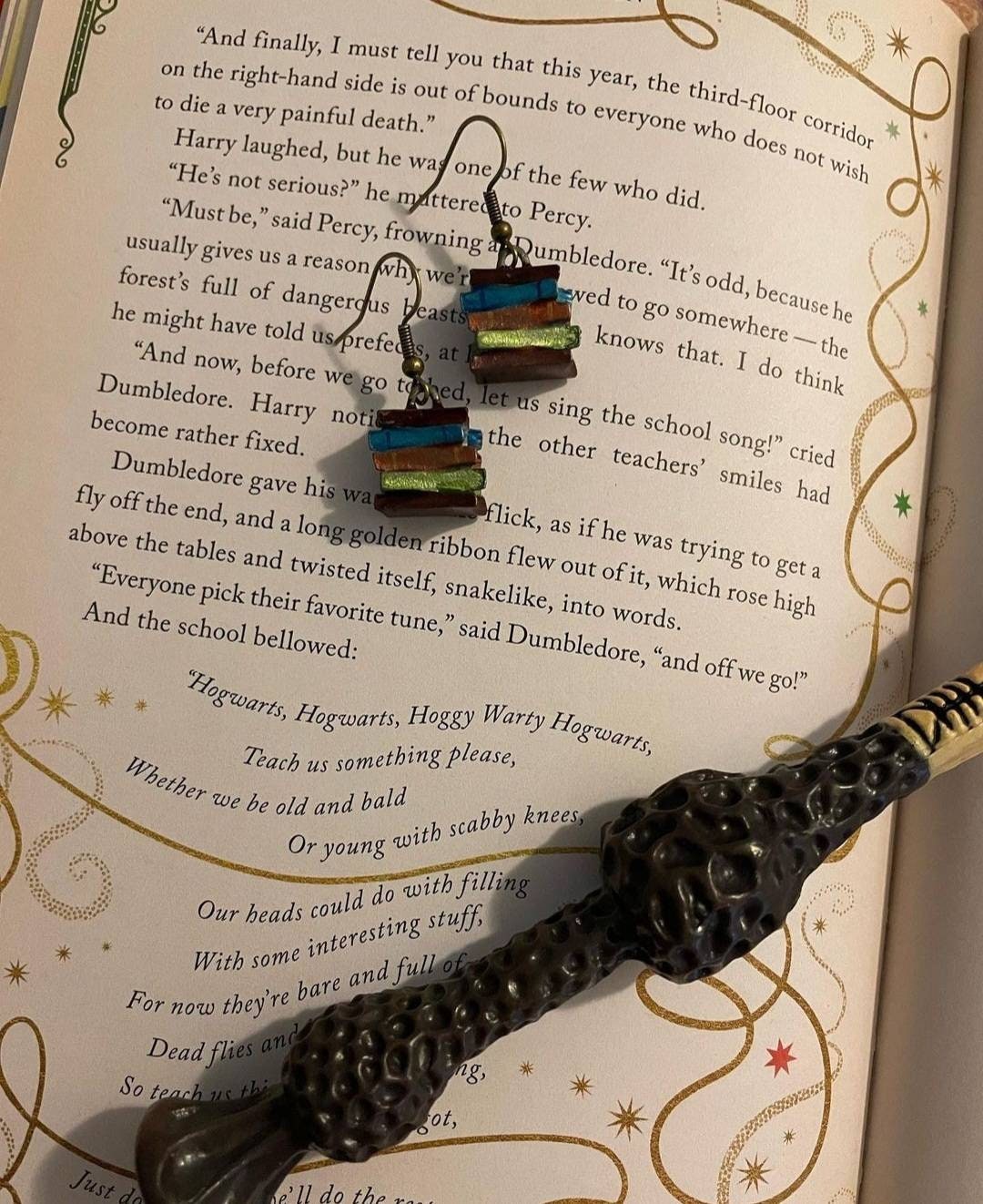 Book Stack Earrings