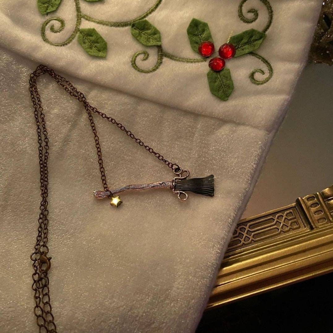 Broom Necklace