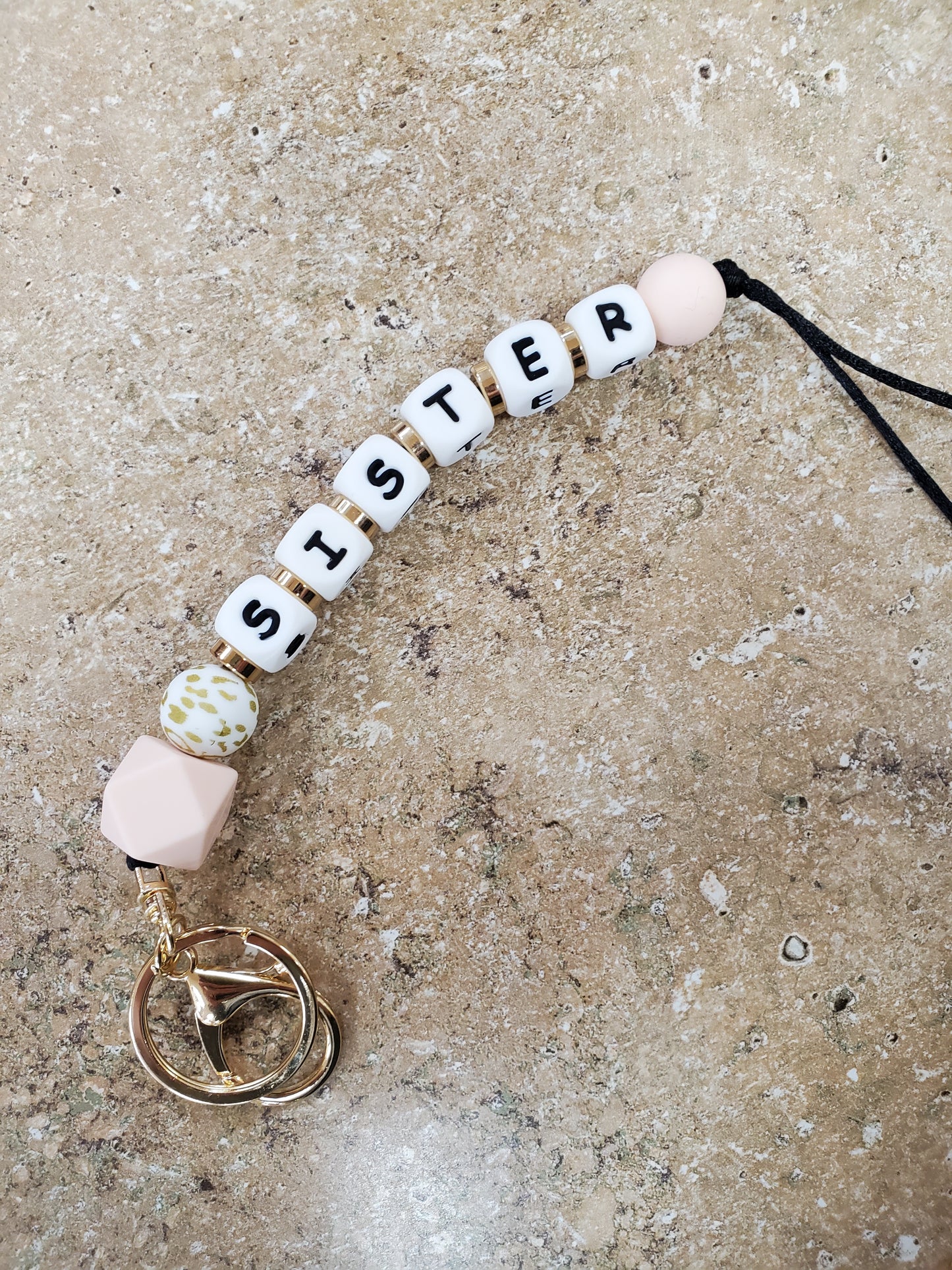 Sister Silicone Keychain