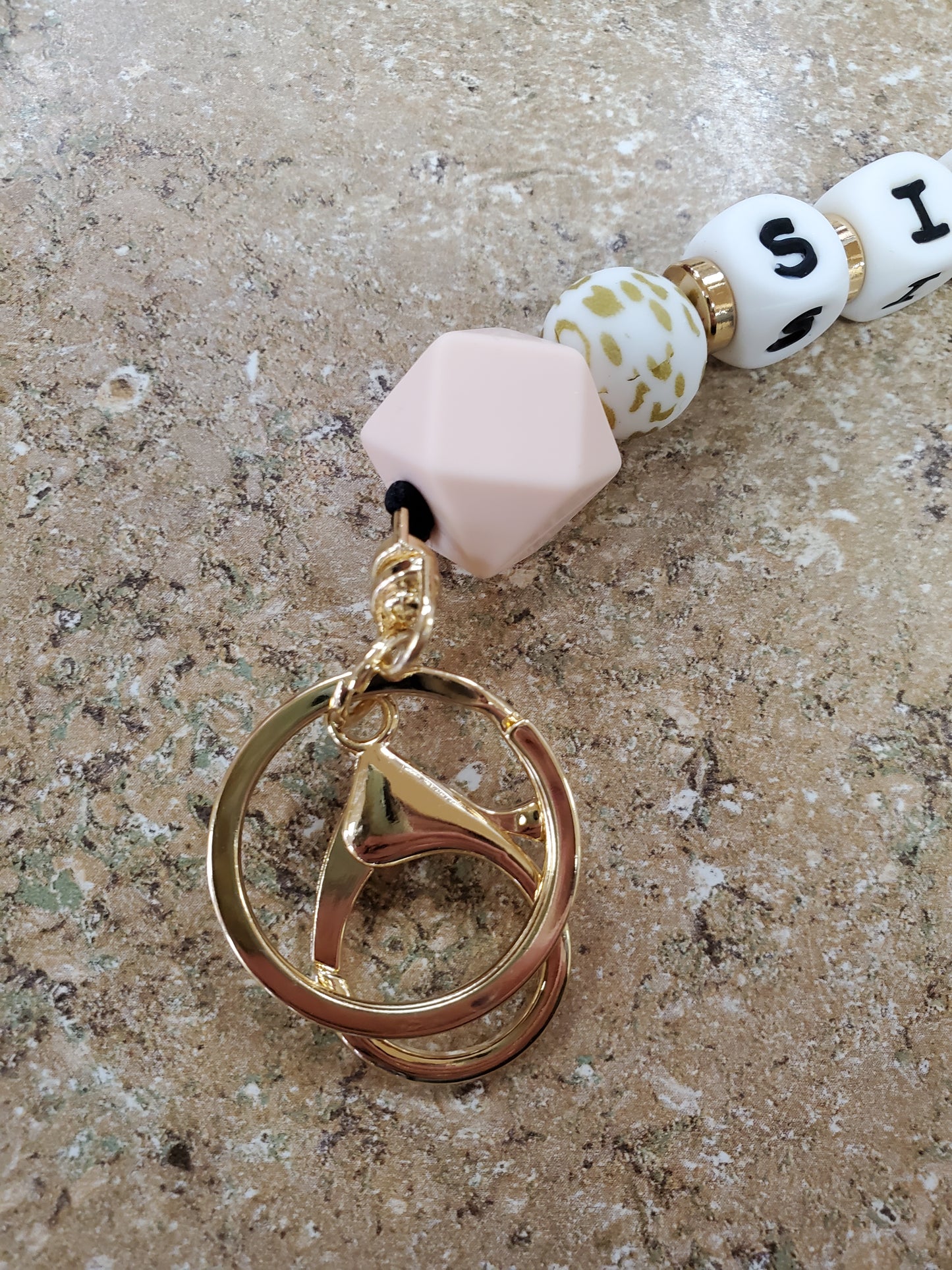 Sister Silicone Keychain