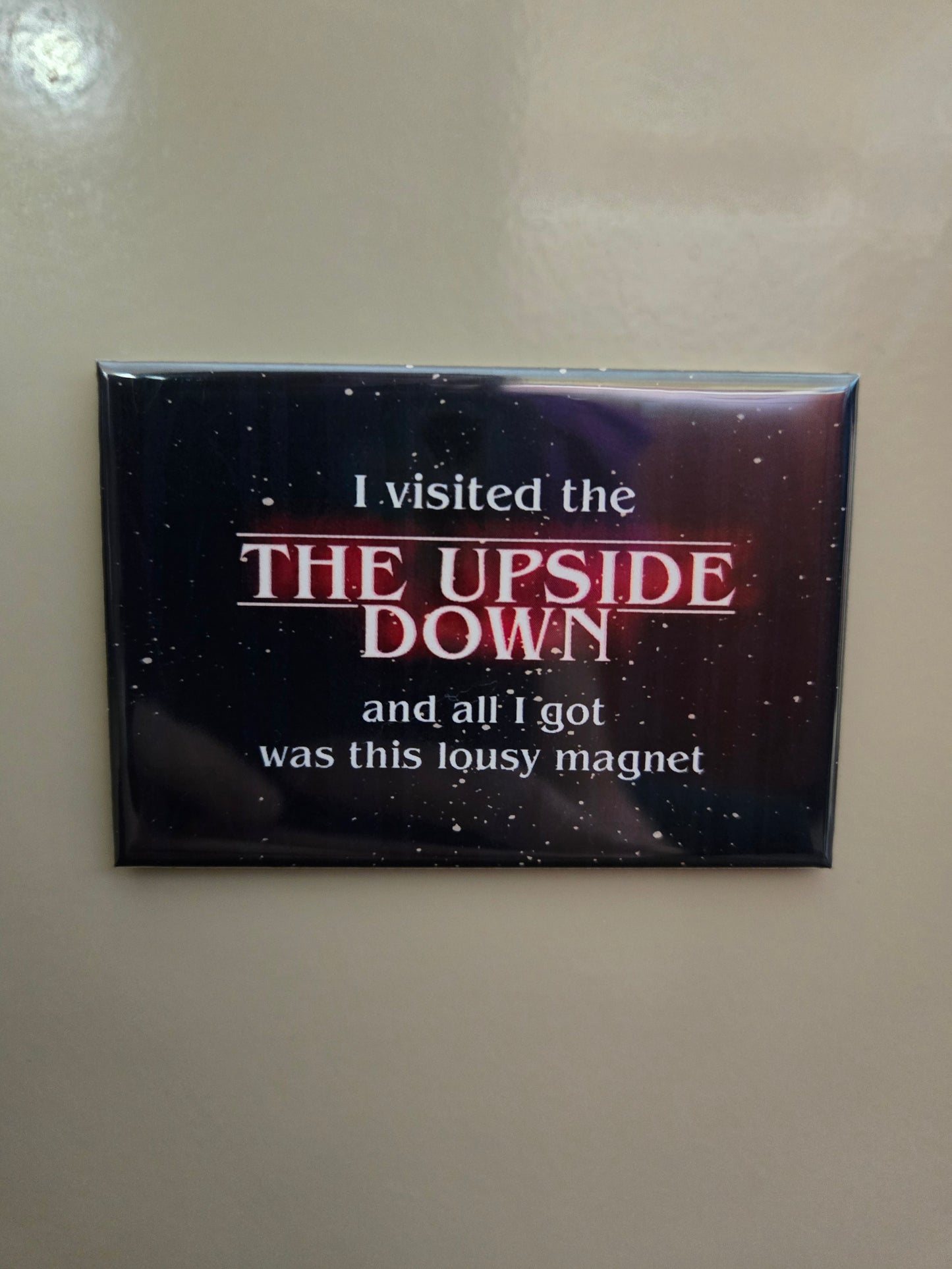 Upside Down Refrigerator Magnet