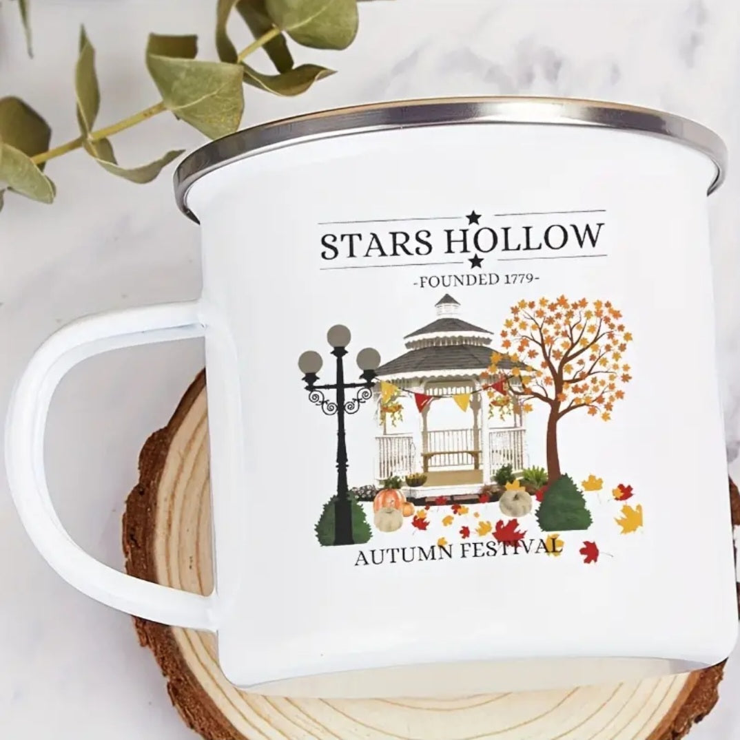 Stars Hollow Enamel Mug