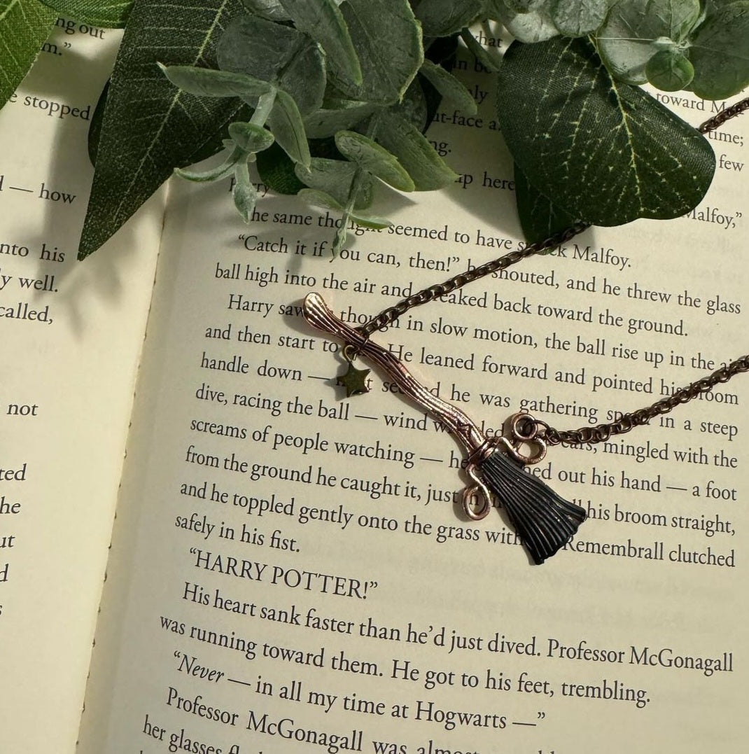 Broom Necklace