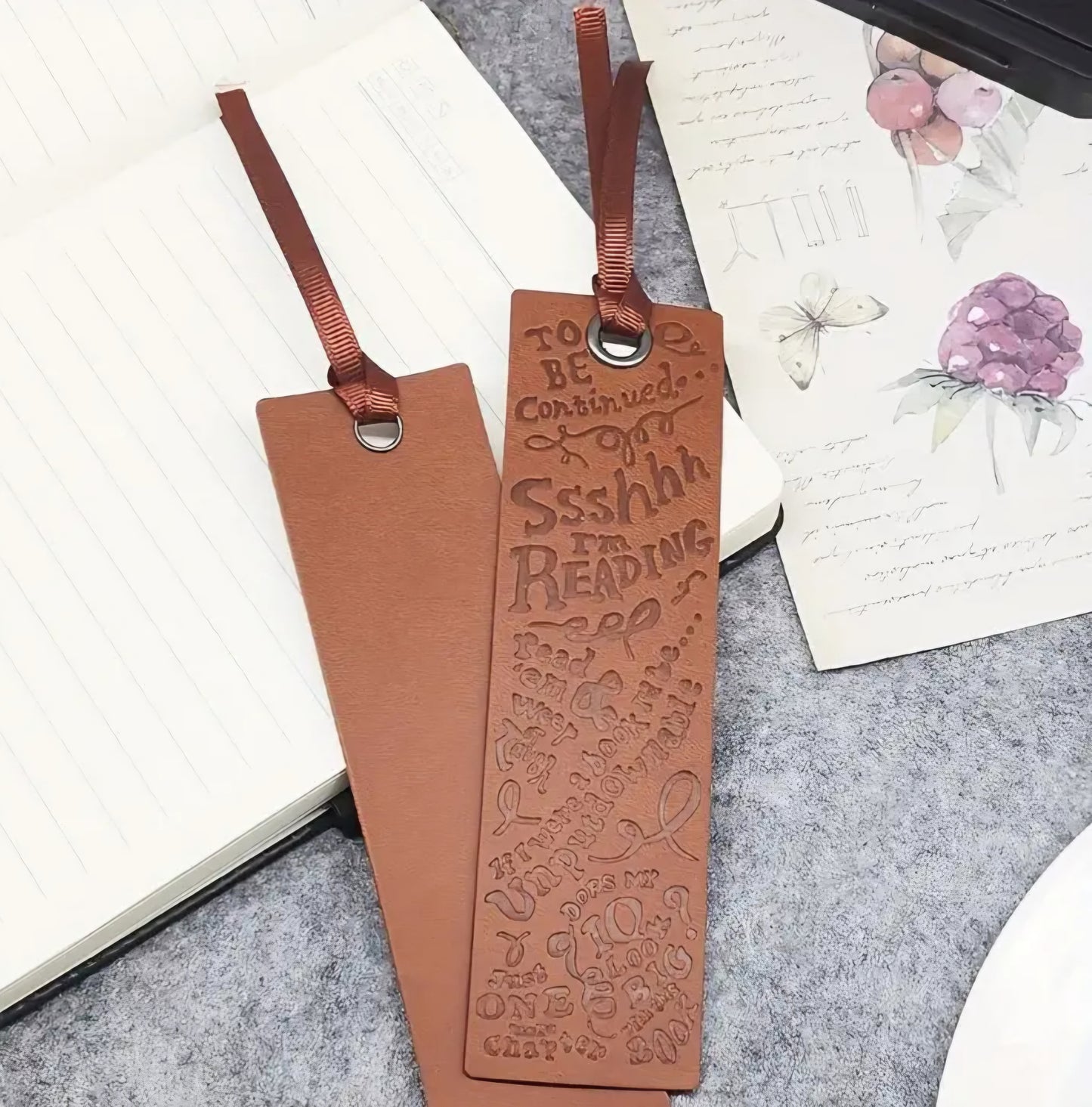 Faux Leather Classics Bookmark