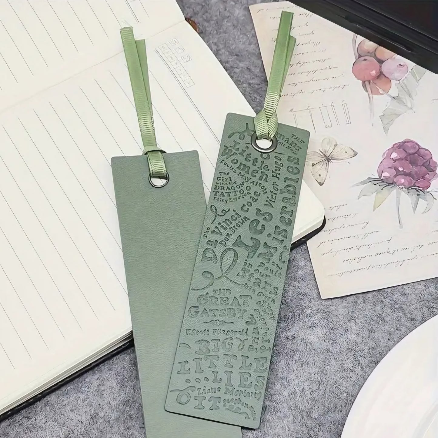 Faux Leather Classics Bookmark
