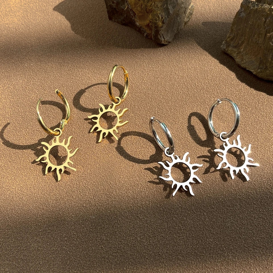 Sun Summoner Hoop Earrings