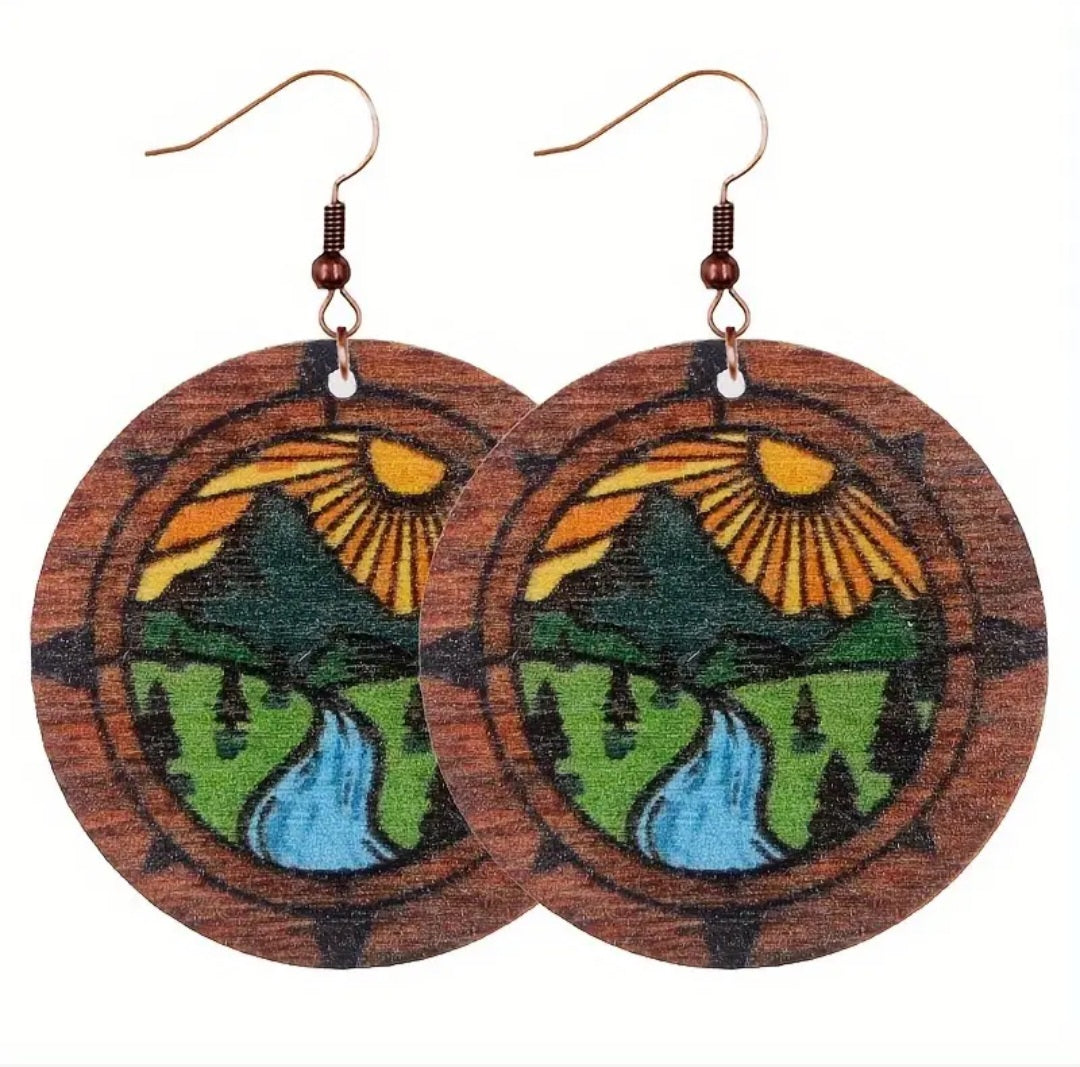 Nature Wood Earrings