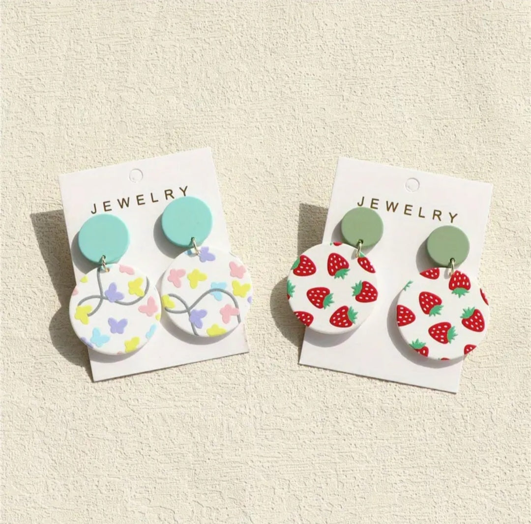 Spring Clay Earrings