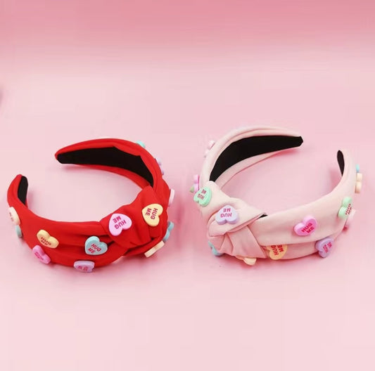 Conversation Heart Headbands