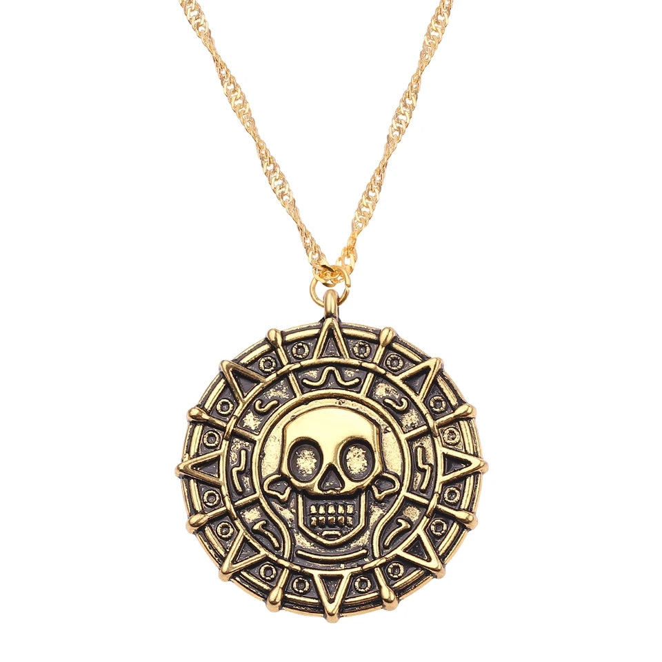 Pirate Medallion Necklace