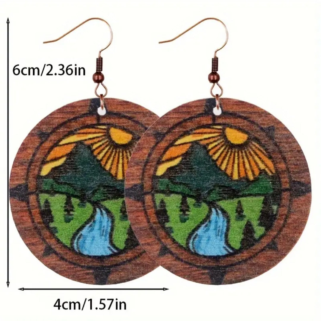 Nature Wood Earrings
