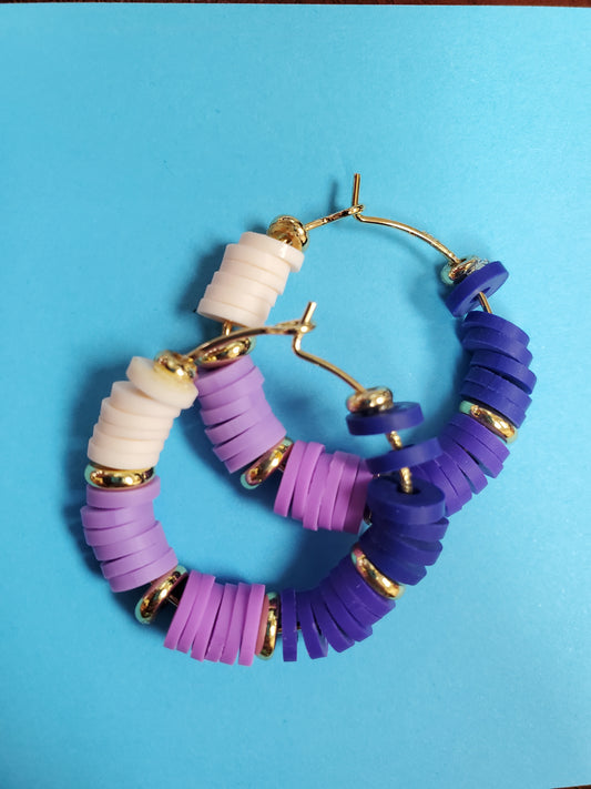 Clay Hoop Earrings