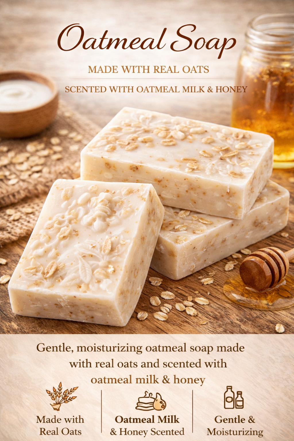 Oatmeal Soap Bars