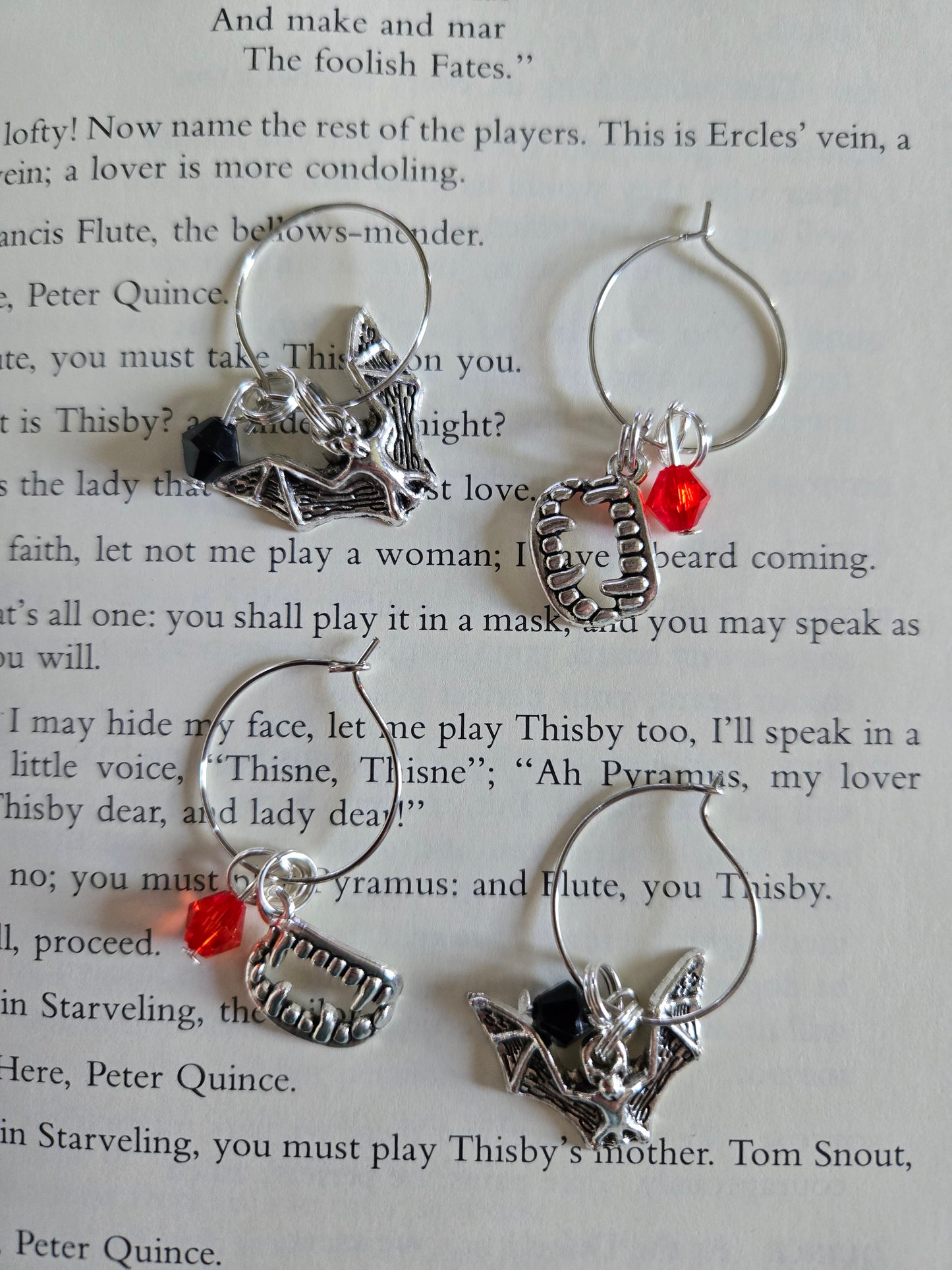 Vampire Wine/Mug Charm Set
