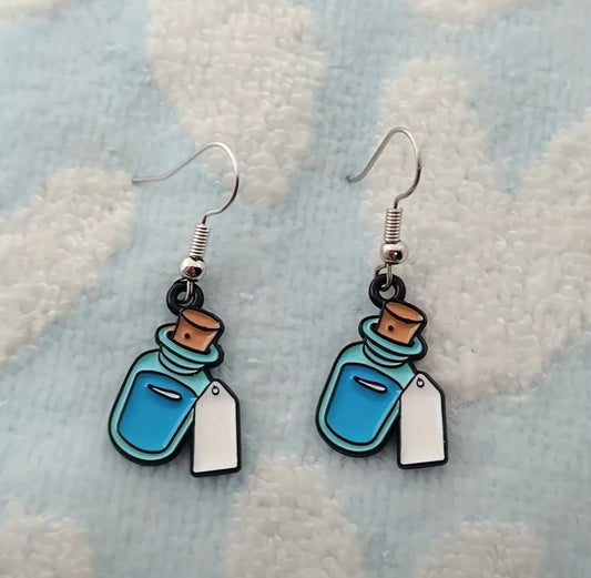 Drink Me Earrings